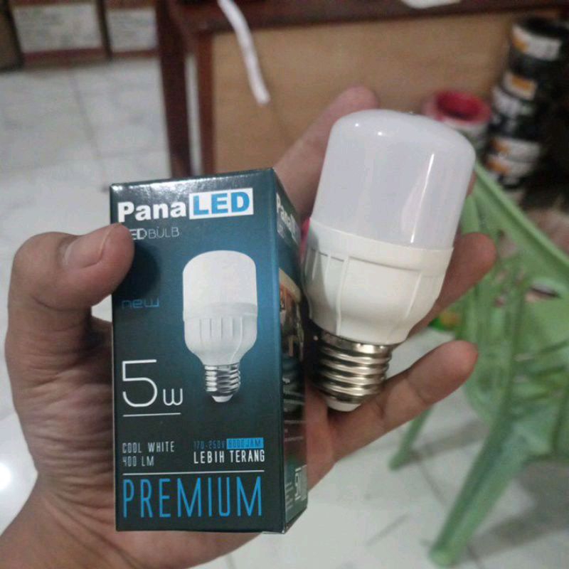 lampu panaled pana led 5W led bulb biru