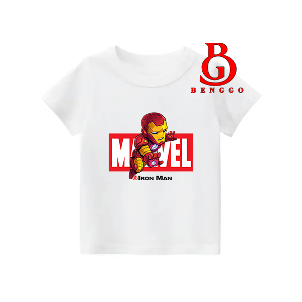 Benggo.Kids | Terbaru Kaos Anak Marvel 1- 12 Tahun / Kaos Anak Marvel / Kaos Anak Marvel Original Ma