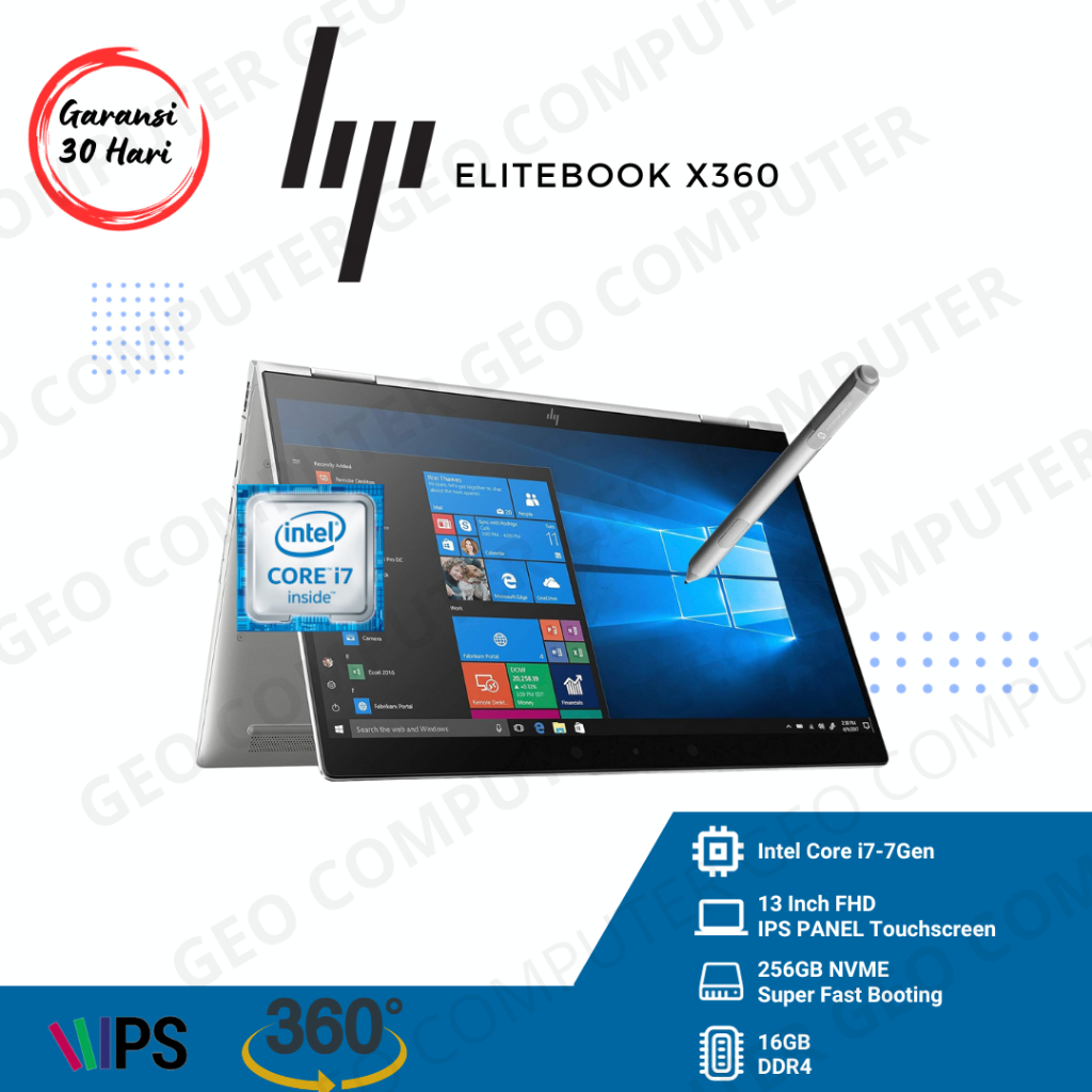 PROMO HP Elitebook X360 Intel Core i7/Core i5/Laptop 2 in1/Toucscreen