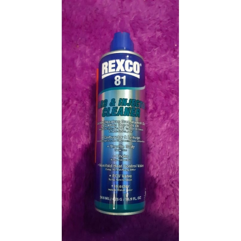 Rexco 81 500ml Pembersih Karburator injektor motor mobil Carb Injector Cleaner