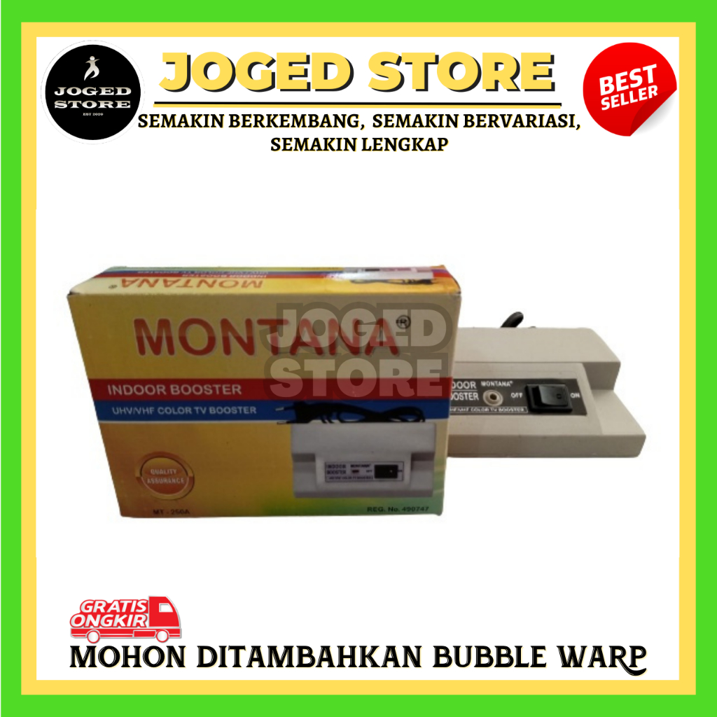 Bosster Tv Montana Indoor Booster MT-250A | Booster TV Indoor | Penguat Sinyal TV