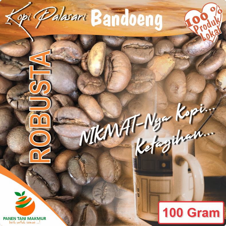 

Kopi Garut Robusta - Nikmat Panen Tani Makmur Bandoeng - Bandung 100 Gram