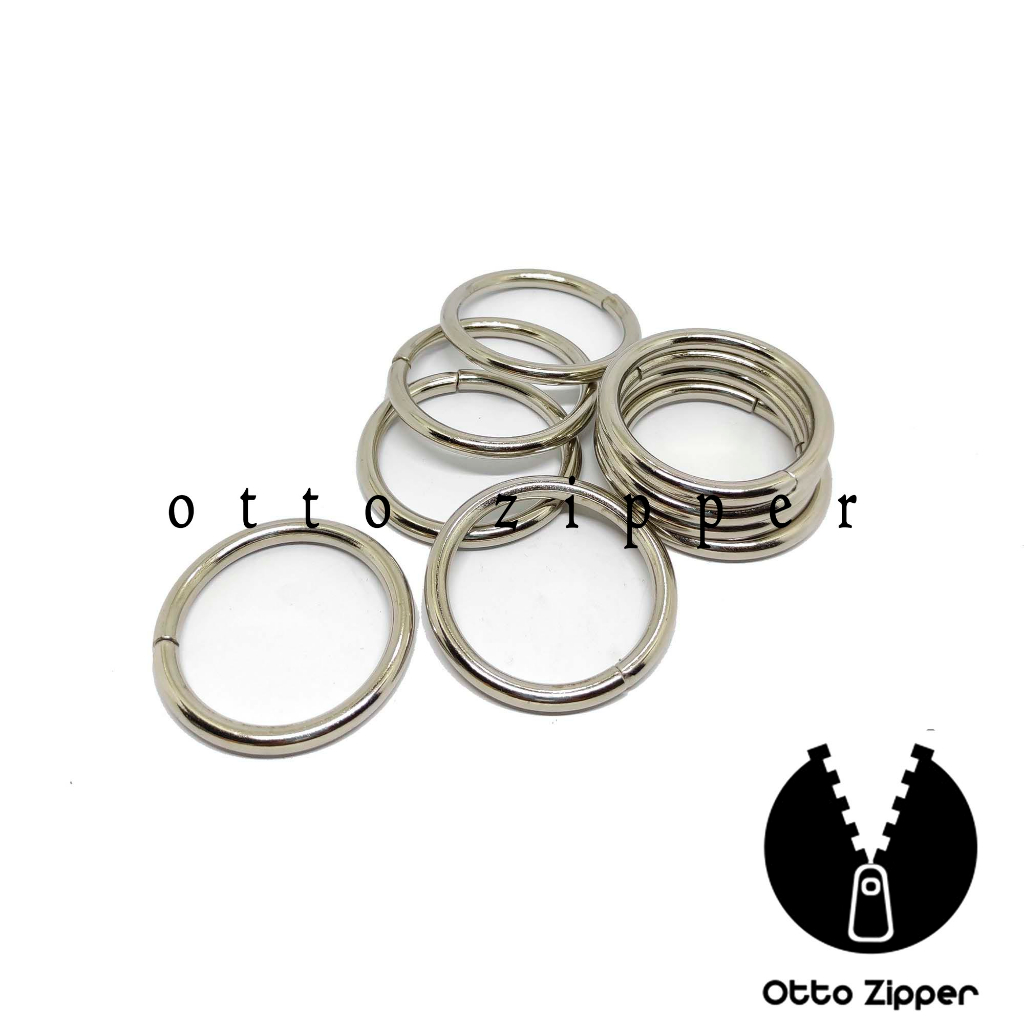 Ring Besi Bulat Ring O Besi 4.7cm Warna Nikel RO 50 NK
