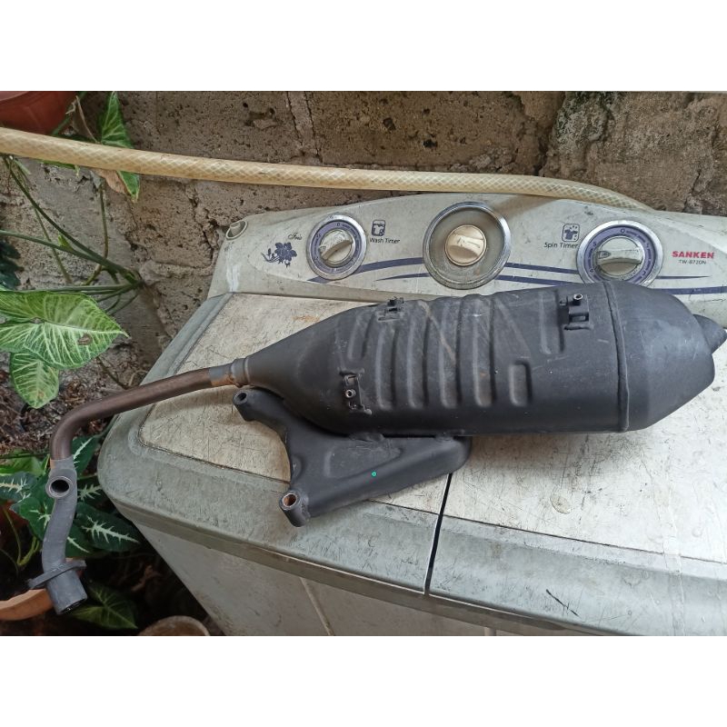 Knalpot sprint primavera s iget i get vespa matic modern original ori copotan standar fullsystem ful