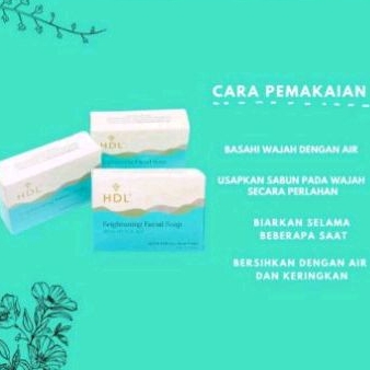 HDL BRIGHTENING FACIAL SOAP/Face wash/SABUN WAJAH/SABUN PEMBERSIH WAJAH