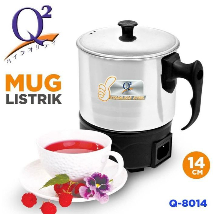 [HOME MART] Mug Listrik Q2 8011 / Q2 8012 / Q2 8013 / Q2 8014 / Q2 8015 Mug Elektrik