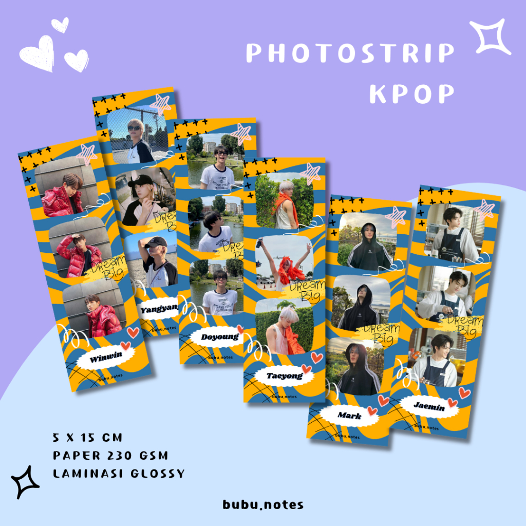 N-C-T Photostrip Kpop Photo Idol Merchandise Photobox Photobooth Fankit
