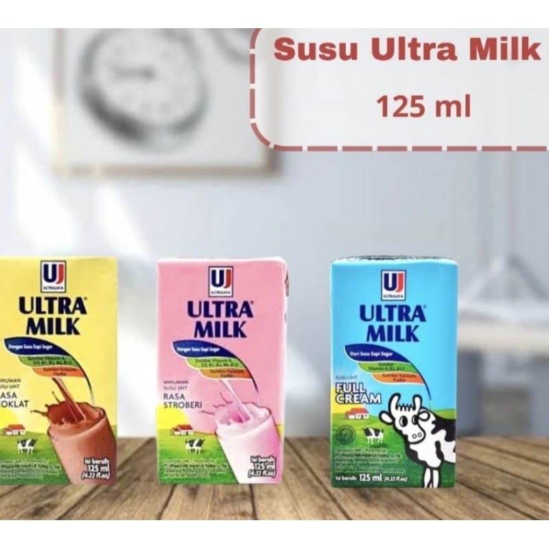 

SUSU ULTRA MILK 125 ML