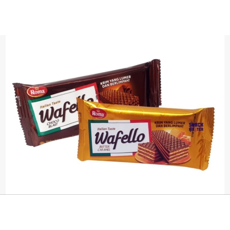 

wafer coklatatau caramel