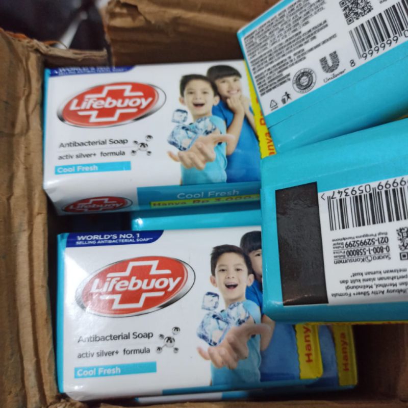 PAKET 4 PAC SABUN LIFEBUOY BATANG 70g