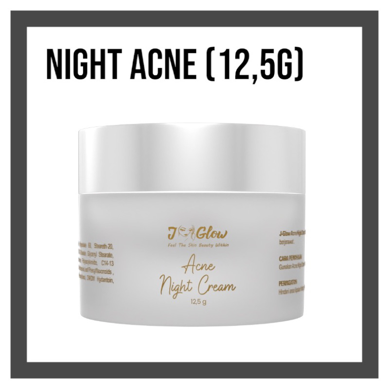 J-GLOW SKINCARE BPOM CREAM MALAM ACNE / SENSITIF