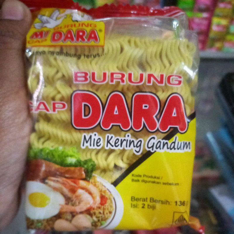 

Mie cap burung dara dapat 3pack