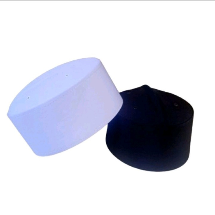 peci haji putih/peci kopiah putih polos