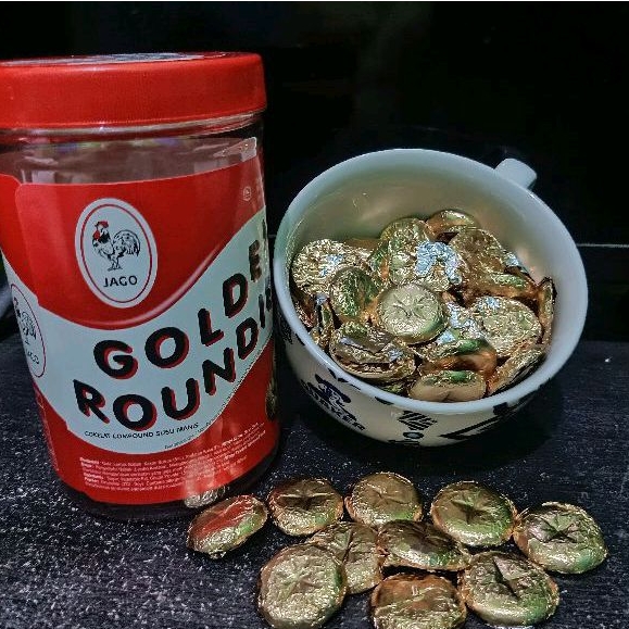 

COKELAT AYAM JAGO GOLDEN ROUNDIES 250GR / COKLAT KOIN