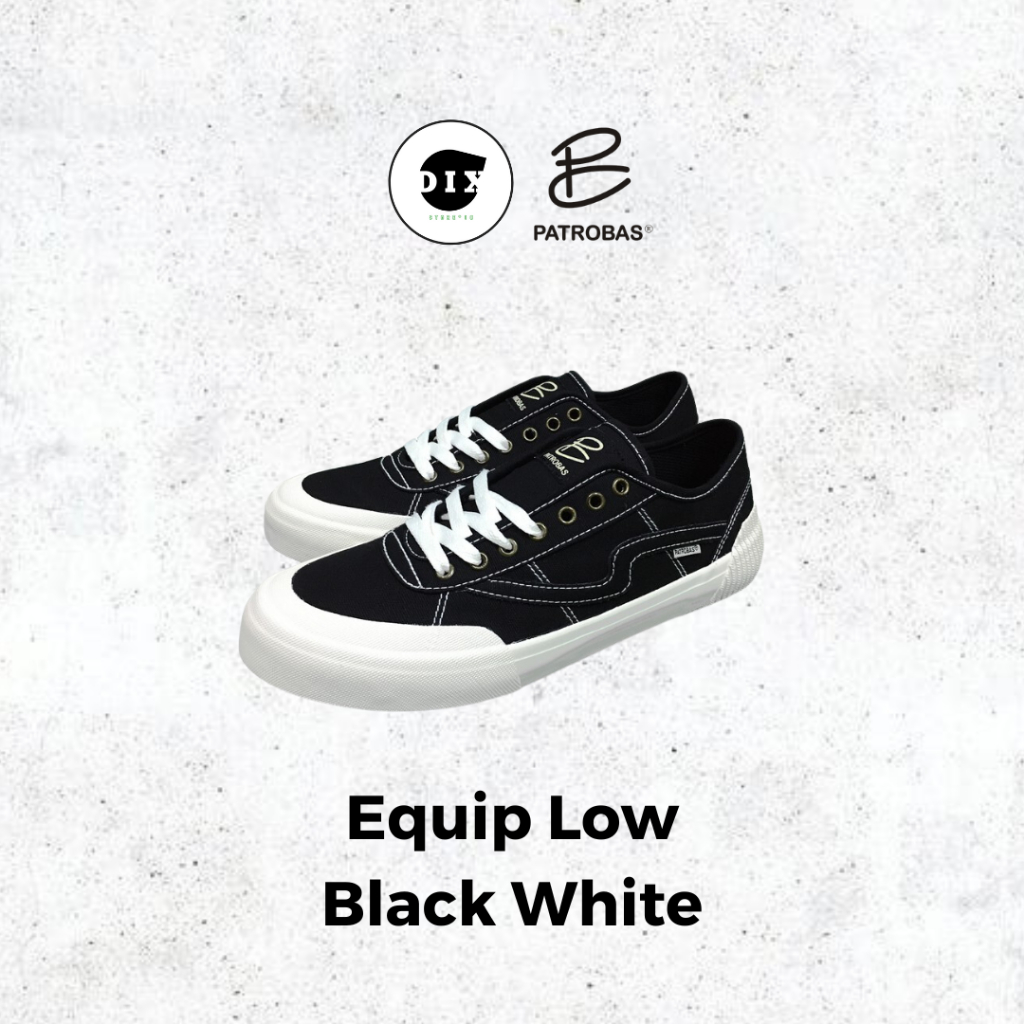 Patrobas Equip Low Black White