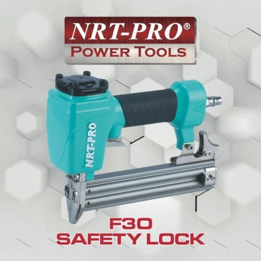 

NRT PRO F30 HD Alat Mesin Paku Tembak Kompresor/Pneumatic Nail Gun/Air Nailer with Safety Lock