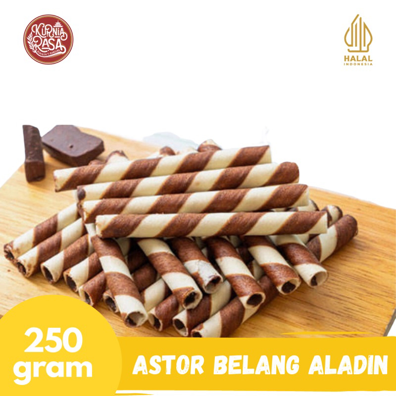 

ASTOR COKLAT ALADIN 250 gr / ASTOR BELANG / SNACK KILOAN / KURNIA RASA