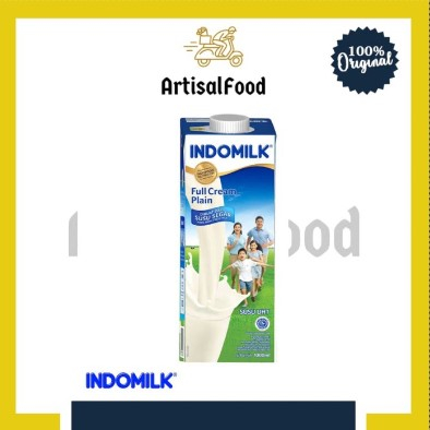 

(GOJEK) INDOMILK Susu UHT Fullcream PUTIH 950ml