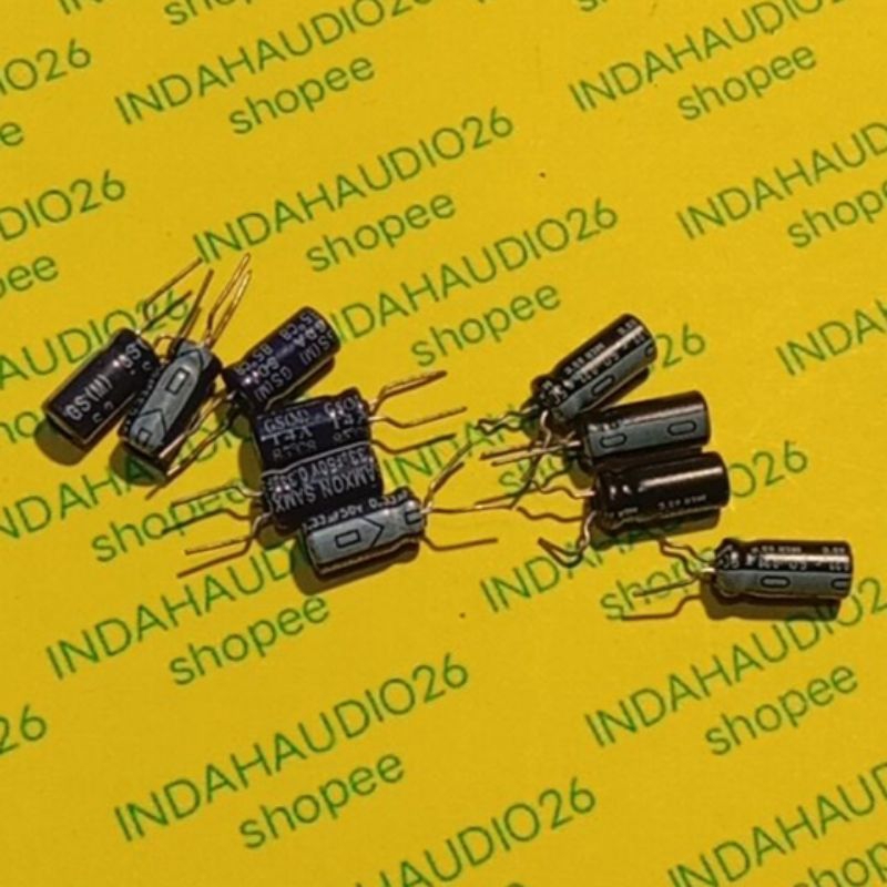samxon / maxcap 0.33uf 50v elko kapasitor elco samxon / maxcap 0,33uf 50v elko kapasitor elco
