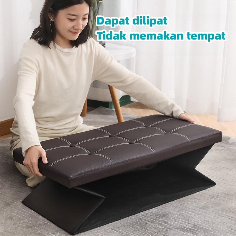 Storage Bangku Sofa Paling Praktis ｜Multifungsi Sofa container Bantalan beban yang kuat｜Sofa box minimalis Penyimpanan Rumah-Storage box｜Bangku Penyimpanan  Dapat Dilipat/Box container