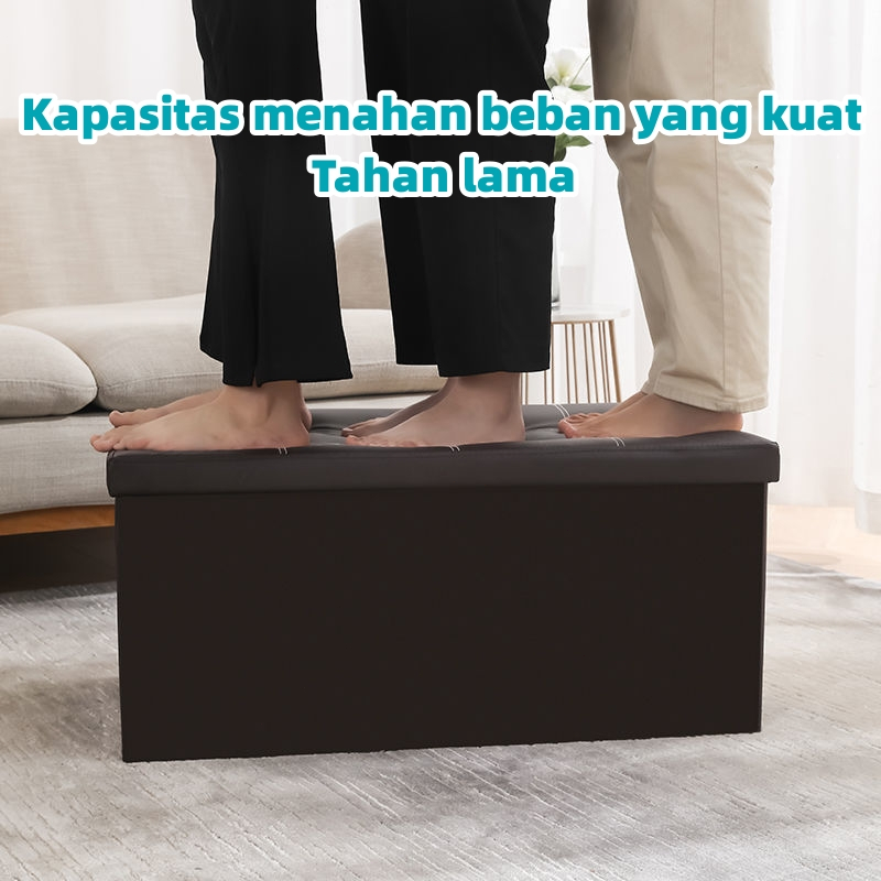 Storage Bangku Sofa Paling Praktis ｜Multifungsi Sofa container Bantalan beban yang kuat｜Sofa box minimalis Penyimpanan Rumah-Storage box｜Bangku Penyimpanan  Dapat Dilipat/Box container