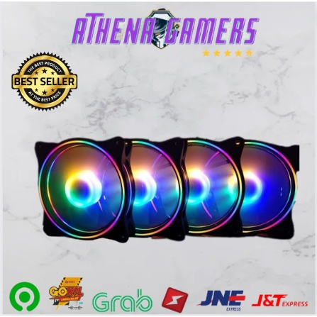 Fan Case RGB Black Panther RGBW Fan Casing 12CM || Athenagamers