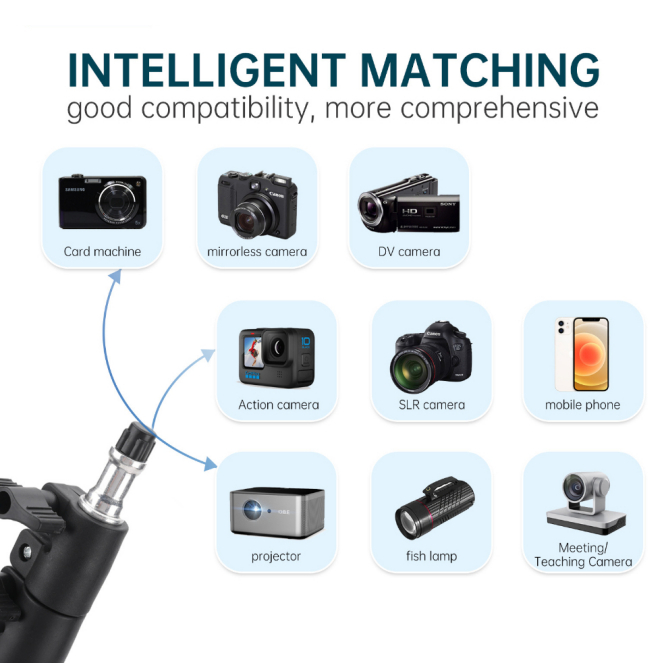 Tripod Handphone 2 Meter Besi Plus Mini ball head Free Holder Hp Free Tomsis Remote Bluetooth-4