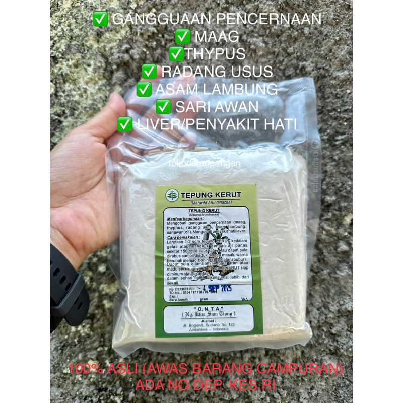 

TEPUNG PATI KERUT PATI GARUT TEPUNG ASAM LAMBUNG