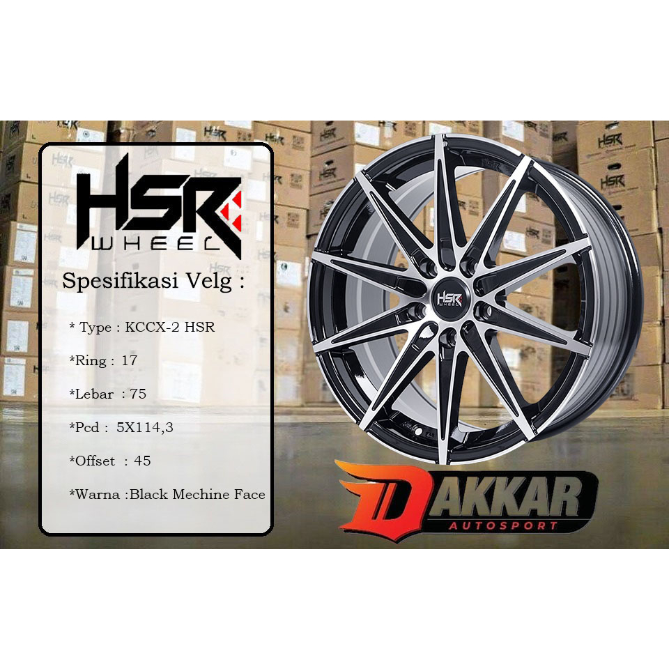 velg hsr ring 17 ertiga hsr kccx cocok buat hrv innova terios xpander