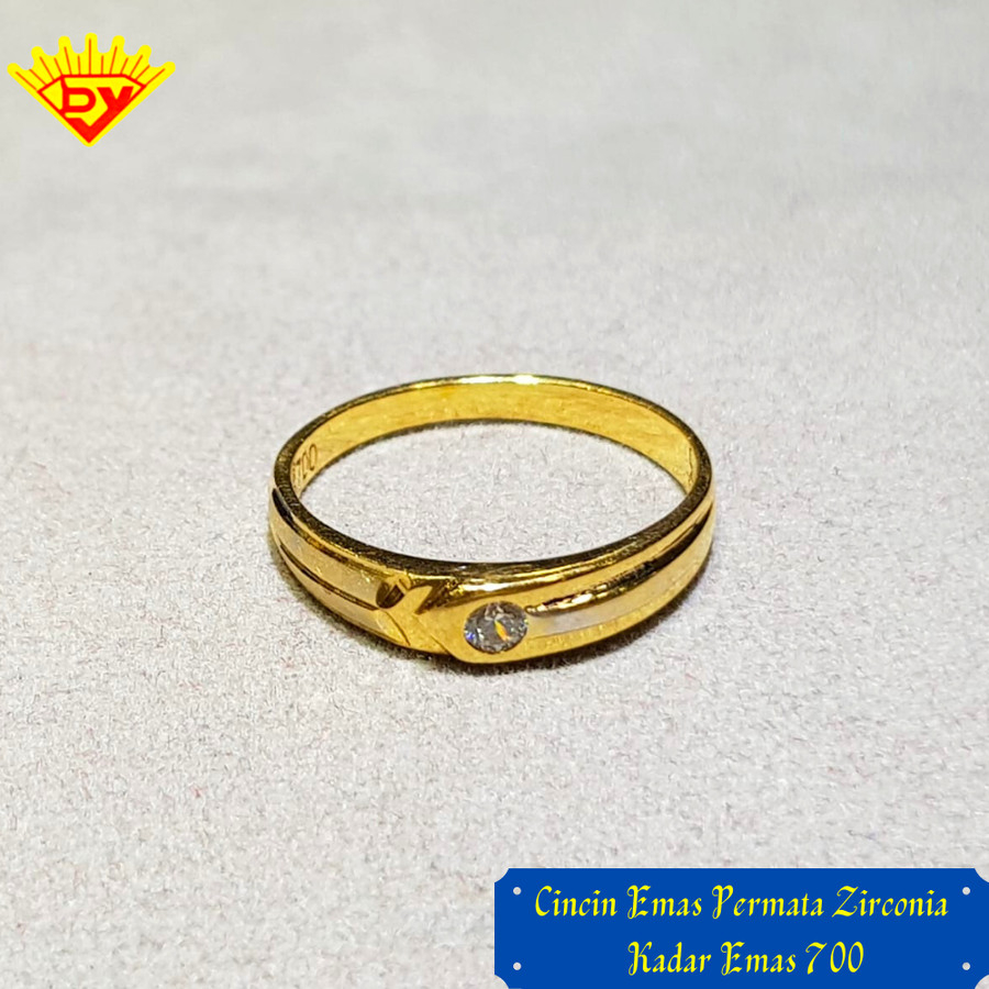 Cincin Emas Kuning 333 Kadar Emas 700