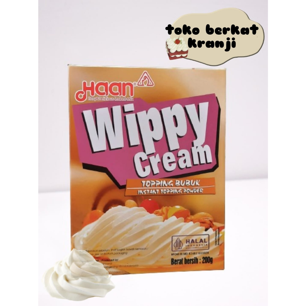 

Haan whippy cream powder 24x200gr/crt