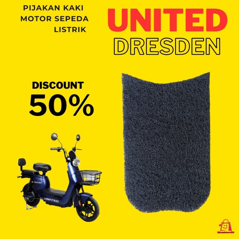 Karpet Pijakan Kaki Sepeda Motor Listrik United Dresden