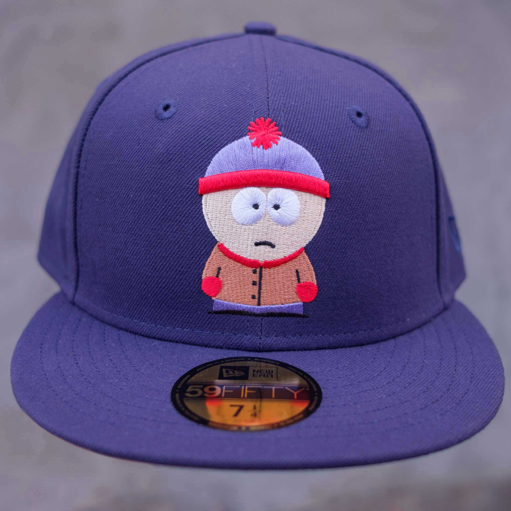 Topi New Era Original South Park "Stan" 59Fifty Navy 7¼ RARE