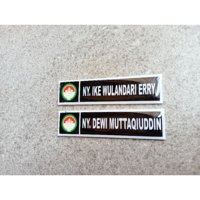 

Name Tage Resin Logo cutome