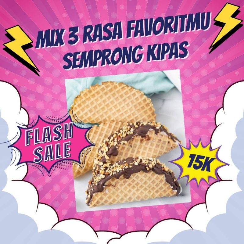 

Semprong Kipas Isi 12 | Mix Pilih 3 Rasa Favoritmu