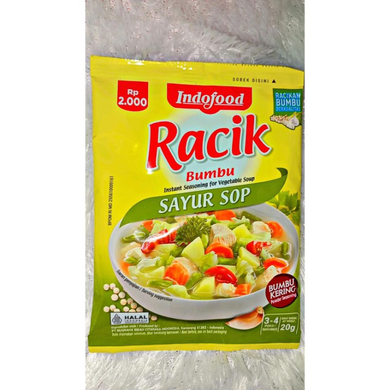 

RACIK INSTAN BUMBU SAYUR SOP INDOFOOD 20G