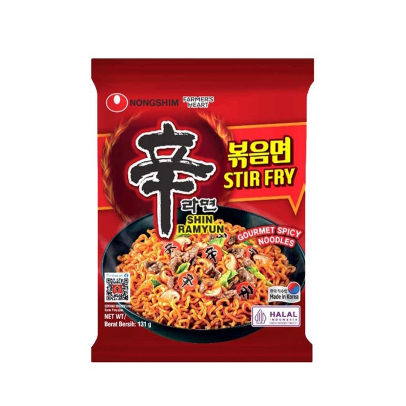 

NONGSHIM Stir Fry Shin Ramyun Gourmet Spicy Noodles 131 g