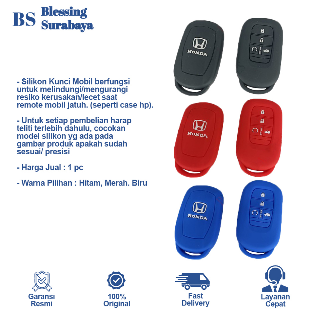 Silikon Kunci Remote Mobil HRV 2022 (Full Cover)