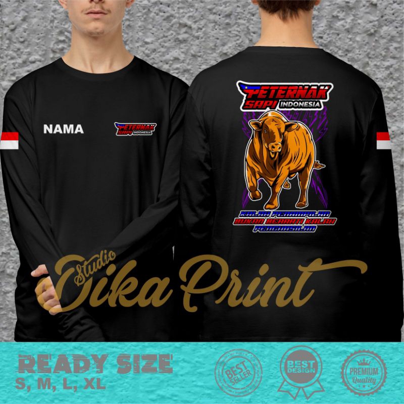 Kaos Peternak Sapi Indonesia Keren