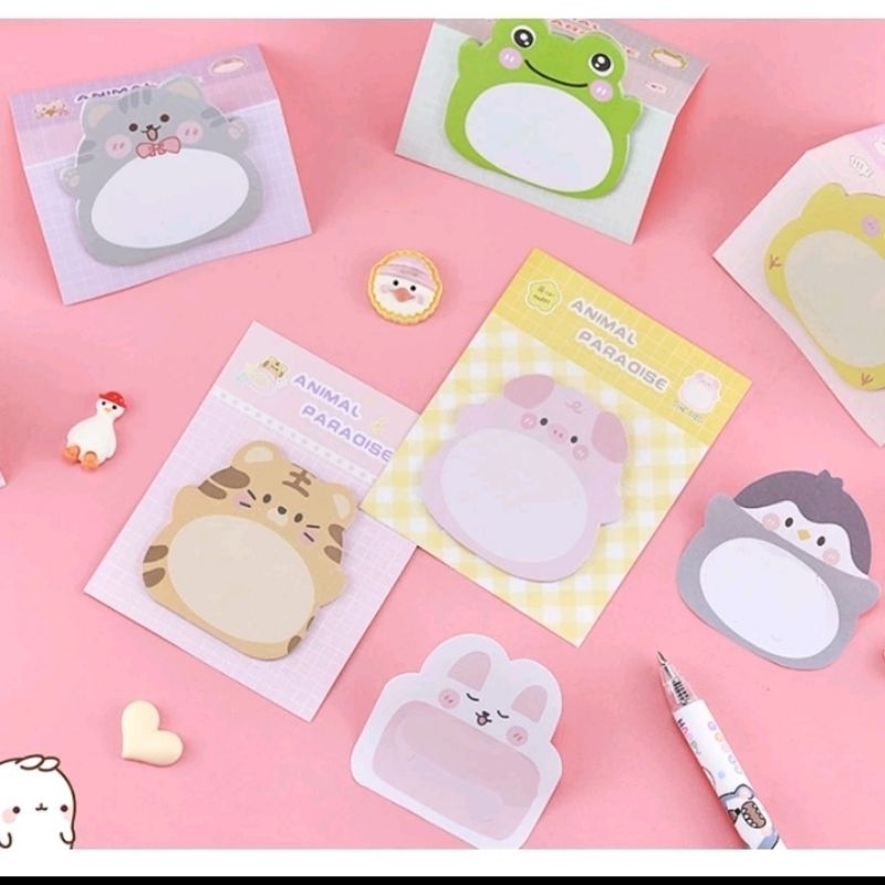 

Stickynote animal paradise hewan lucu memo