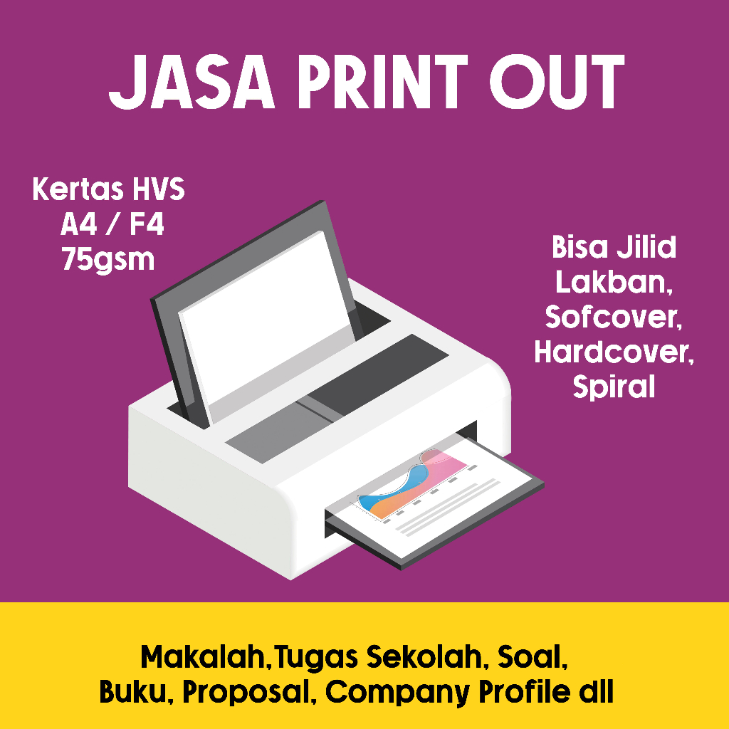 

PRINT CETAK MAKALAH / PROPOSAL / TUGAS SEKOLAH SKRIPSI
