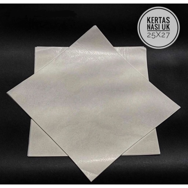 

KERTAS NASI KFC 25X27 KUALITAS SUPER / WRAP