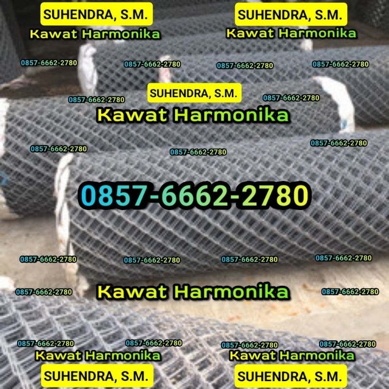 Kawat Harmonika Galvanis Per Roll T1 x P10 Mtr Harga Bersaing