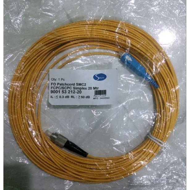 Patchcore SC upc-FC upc 2mm panjang 20 meter
