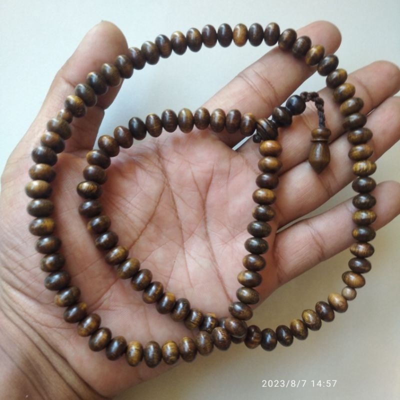 Kalung Tasbih Gaharu Asli 100%