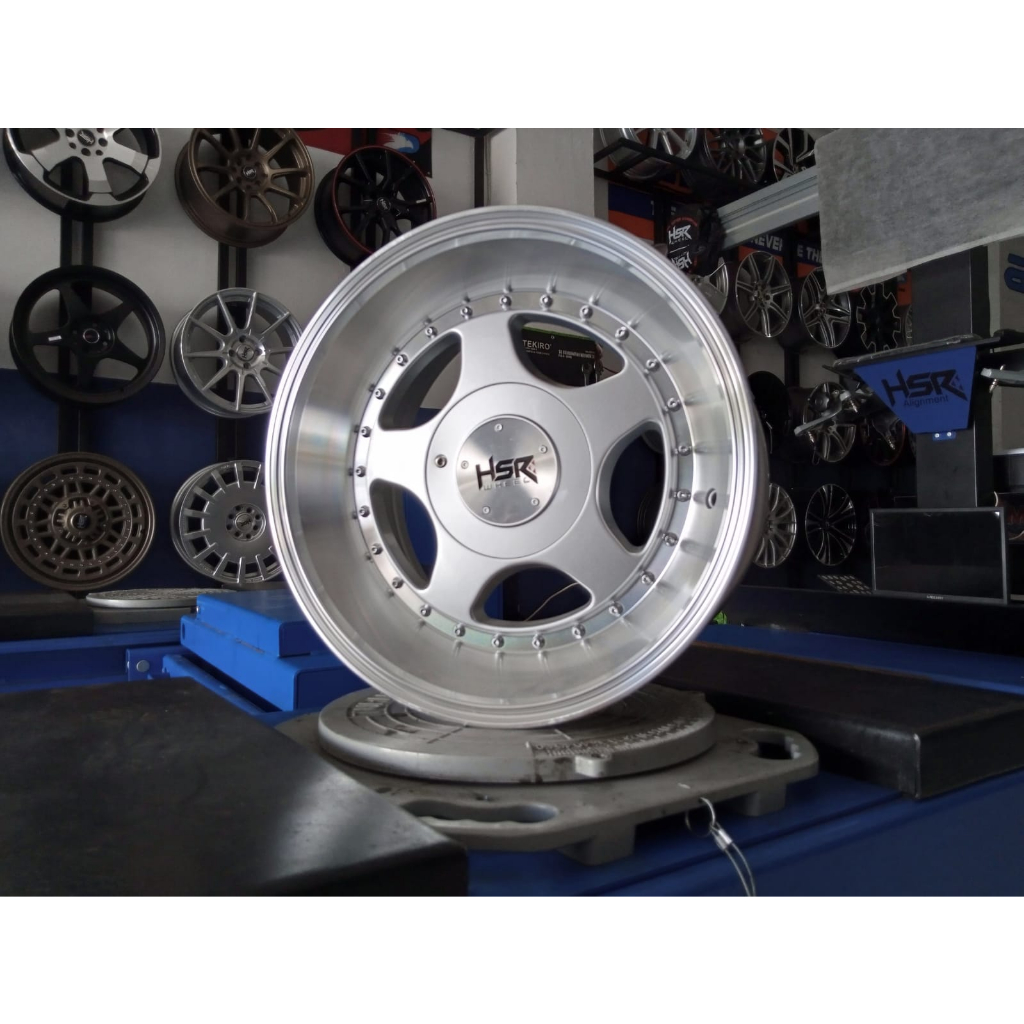 Velg Mobil Racing Ring 15 Celong 7/8 HSR PERUGIA XH595 R15 Brio,Jazz,Avanza,Sigra,Calya dll