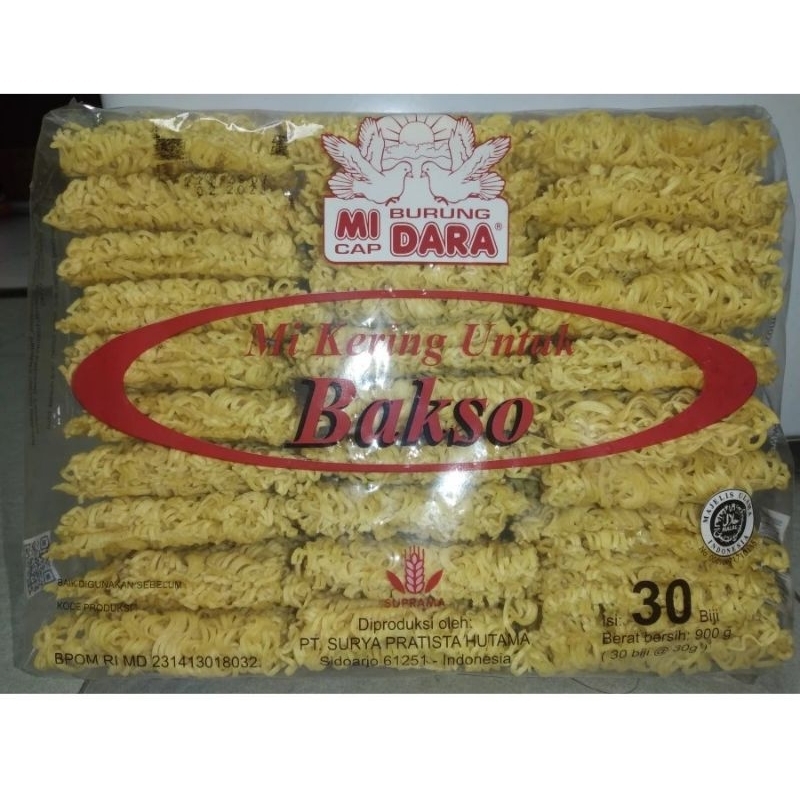 

Mie Cap Burung Dara isi 30 pcs