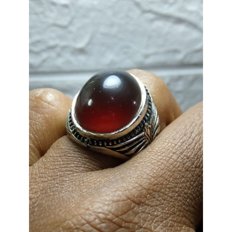 batu cincin akik getah amber katilayu