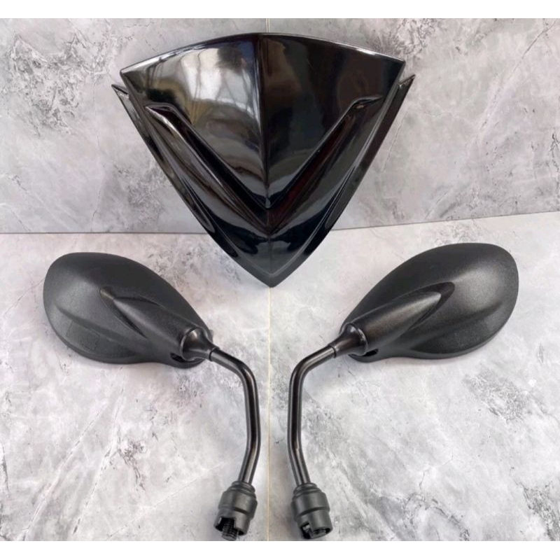 Paketan Spion X1+Visor Mio Soul Karbu Beat Fi