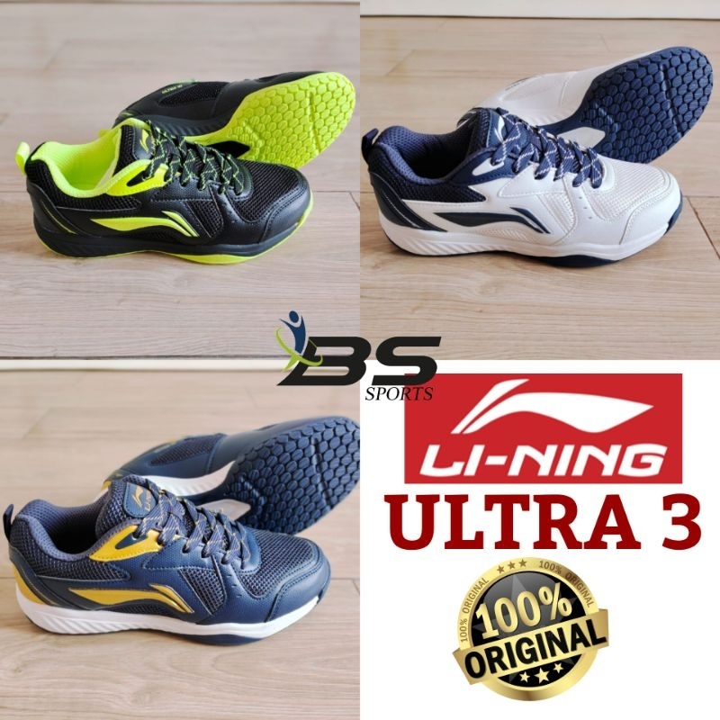 SEPATU BADMINTON LINING ULTRA 3 ULTRA III AYTS069 ORIGINAL